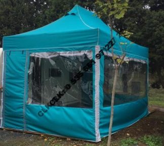 CLK 3x4,5 Alüminyum Gazebo Katlanır Kamp Karavan Çadırı İmalatı Satışı 5