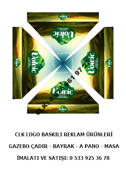 CLK 3X3 Gazebo Portatif Baskılı Tente Reklam Promosyon Çadırları İmalatı Satışı - Image 7