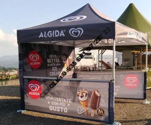 CLK Marka Logo Baskılı 3x3 Portatif Gazebo Stand Çadırı İmalatı Satışı - Image 25