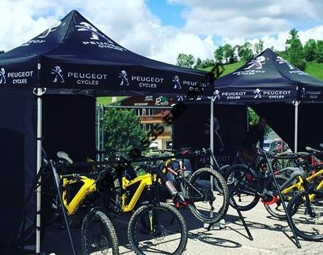 CLK Marka Logo Baskılı 3x3 Portatif Gazebo Stand Çadırı İmalatı Satışı - Image 24