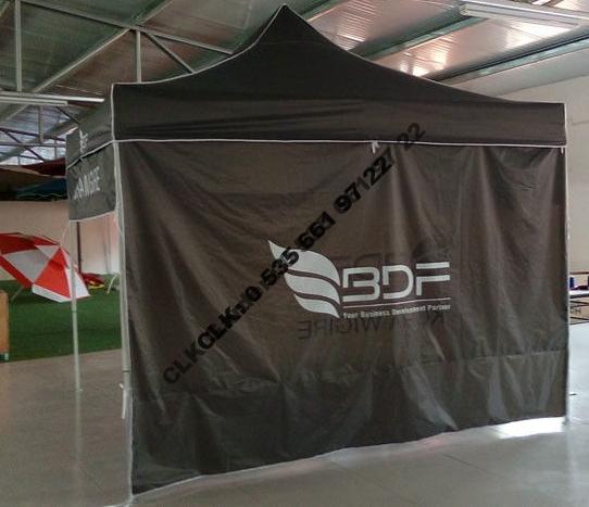 CLK Marka Logo Baskılı 3x3 Portatif Gazebo Stand Çadırı İmalatı Satışı - Image 35