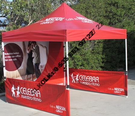 CLK Marka Logo Baskılı 3x3 Portatif Gazebo Stand Çadırı İmalatı Satışı - Image 33