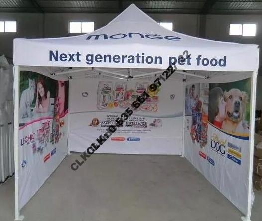 CLK Marka Logo Baskılı 3x3 Portatif Gazebo Stand Çadırı İmalatı Satışı - Image 32