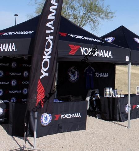 CLK Marka Logo Baskılı 3x3 Portatif Gazebo Stand Çadırı İmalatı Satışı - Image 29