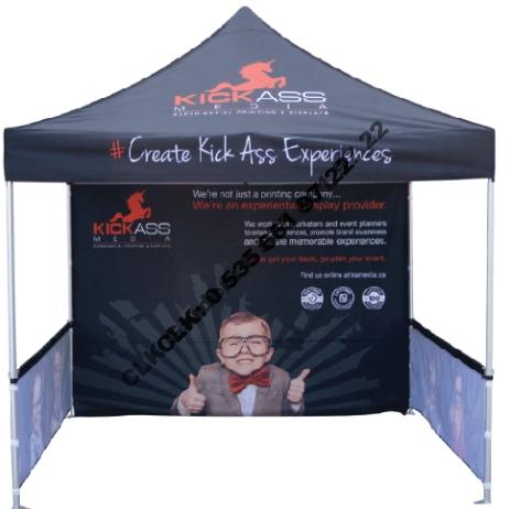 CLK Marka Logo Baskılı 3x3 Portatif Gazebo Stand Çadırı İmalatı Satışı - Image 28