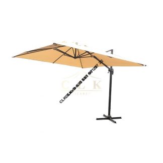 CLK 3x3 Metre Profesyonel Alüminyum Bahçe Cafe Teras Otel Şemsiyeleri