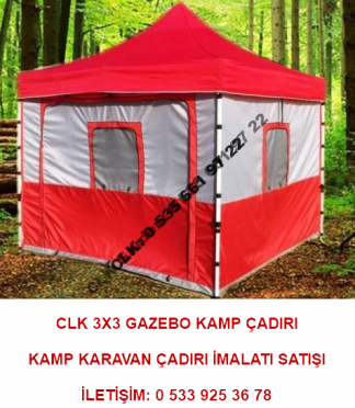 CLK 3x3 Gazebo Katlanır Kamp Karavan Çadırı İmalatı Satışı 09