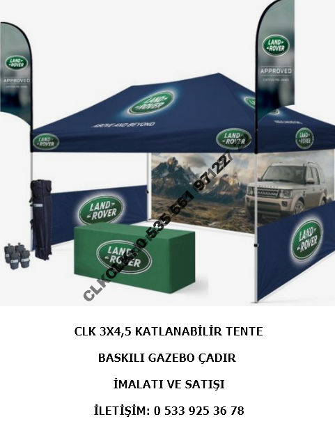 CLK Katlanabilir Gazebo Çadır Tente 3x4 Baskılı Çadır - Image 18