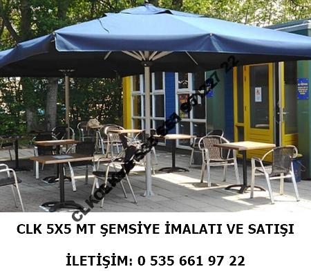 CLK 5x5 Metre Çap 100 Ortadan Direkli Alüminyum Teleskopik Şemsiye İmalatı Satışı - Image 10