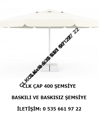 CLK Çap 400 Yuvarlak Logo Baskılı Mega İpli Makaralı Şemsiye İmalatı Satış - Image 4