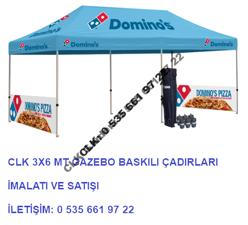 CLK Katlanabilir Gazebo Tente Baskılı 3x6 Stand Çadırı - Image 20