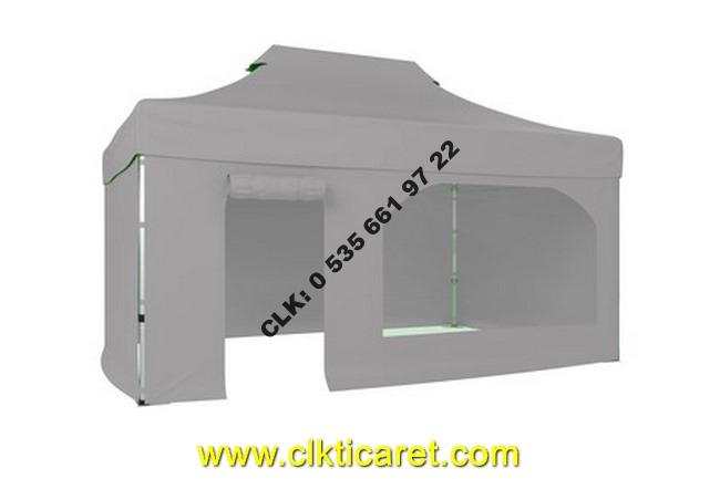 CLK 4x6 Katlanabilir 52mm Alüminyum Tente Gazebo Portatif Çadır Çardak İmalat Satış - Image 6