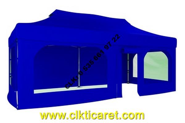 CLK 3x6 40 mm Katlanır Tente Gazebo Çadır Portatif Makaslı Çardak İmalat Satış - Image 33
