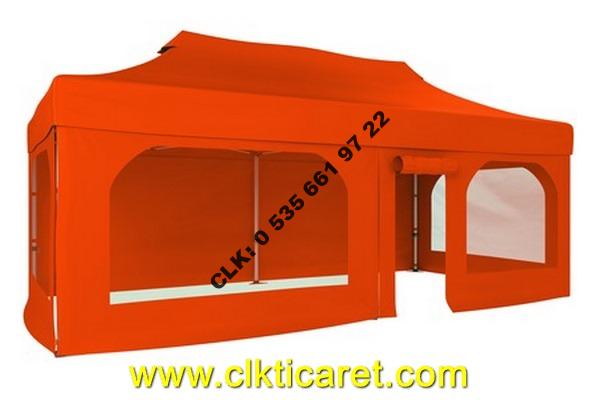 CLK 3x4,5 52mm Alüminyum Gazebo Tente Katlanabilir Kamelya Portatif Katlanır Çardak İmalat Satış - Image 7