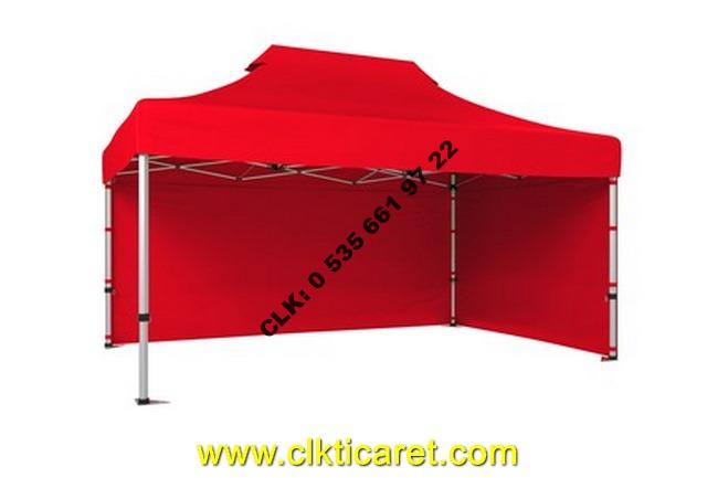 CLK 3x4,5 Katlanabilir Tente 52 mm Alüminyum Gazebo Portatif Çadır Çardak İmalat Satış - Image 8