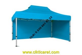 CLK 3x4,5 Katlanabilir Tente 40 mm Alüminyum Gazebo Çadır İmalat Satış