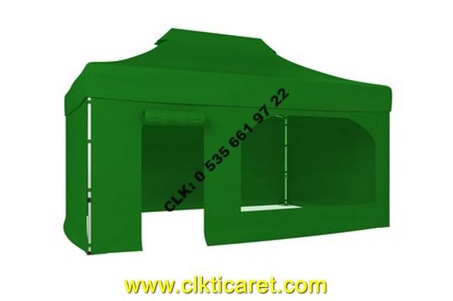 CLK 3x4,5 Katlanabilir Tente 52 mm Alüminyum Gazebo Portatif Çadır Çardak İmalat Satış - Image 162