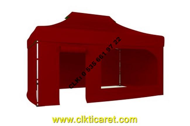 CLK 3x4,5 Katlanabilir Tente 52 mm Alüminyum Gazebo Portatif Çadır Çardak İmalat Satış - Image 146