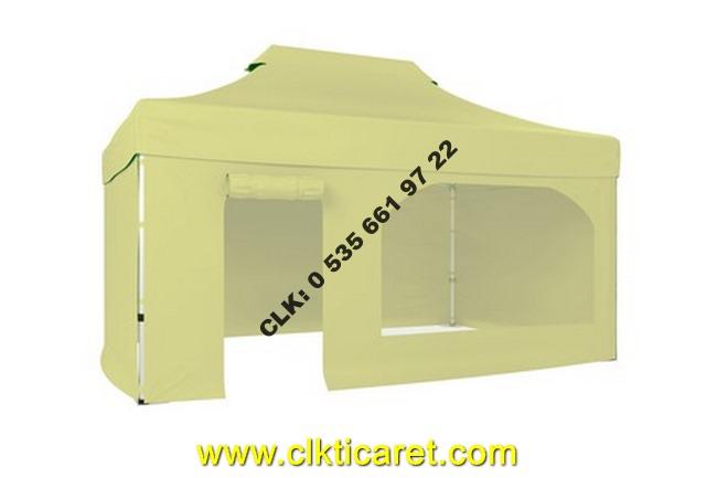 CLK 3x4,5 Katlanabilir Tente 52 mm Alüminyum Gazebo Portatif Çadır Çardak İmalat Satış - Image 114