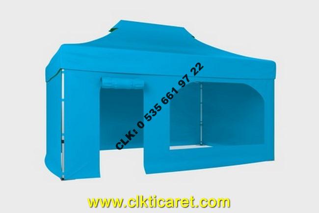 CLK 3x4,5 Katlanabilir Tente 52 mm Alüminyum Gazebo Portatif Çadır Çardak İmalat Satış - Image 90