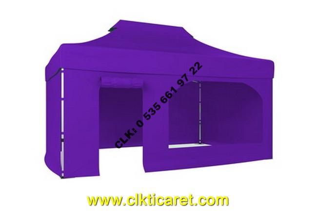 CLK 3x4,5 Katlanabilir Tente 52 mm Alüminyum Gazebo Portatif Çadır Çardak İmalat Satış - Image 82