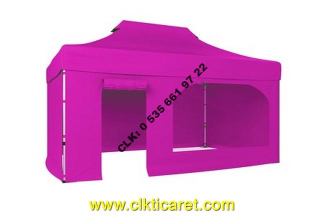 CLK 3x4,5 Katlanabilir Tente 52 mm Alüminyum Gazebo Portatif Çadır Çardak İmalat Satış - Image 74