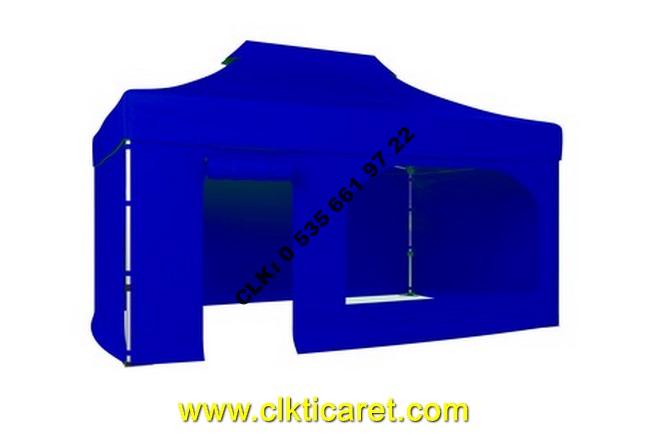 CLK 3x4,5 Katlanabilir Tente 52 mm Alüminyum Gazebo Portatif Çadır Çardak İmalat Satış - Image 66
