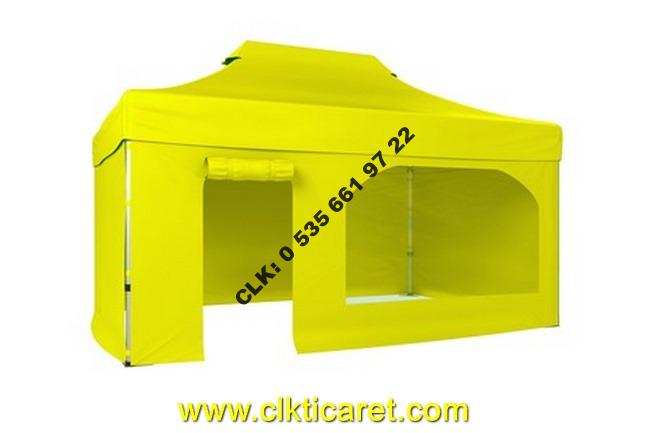 CLK 3x4,5 Katlanabilir Tente 52 mm Alüminyum Gazebo Portatif Çadır Çardak İmalat Satış - Image 58