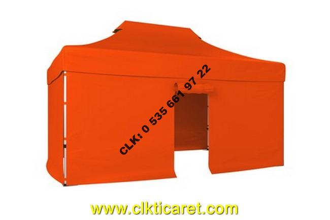CLK 3x4,5 Katlanabilir Tente 52 mm Alüminyum Gazebo Portatif Çadır Çardak İmalat Satış - Image 45