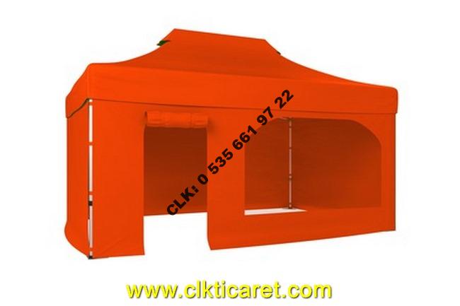 CLK 3x4,5 Katlanabilir Tente 52 mm Alüminyum Gazebo Portatif Çadır Çardak İmalat Satış - Image 42