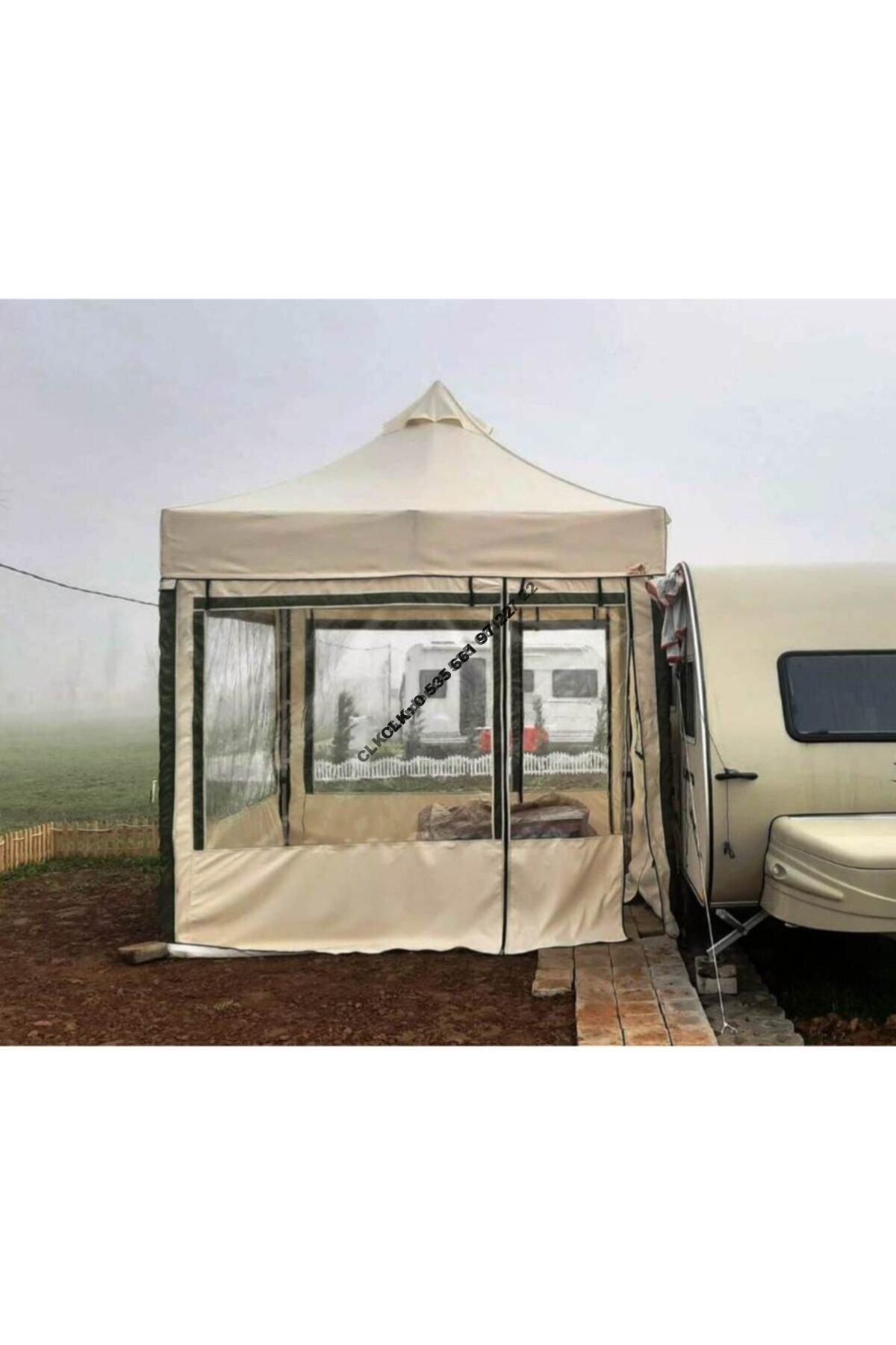 CLK 3x3 Alüminyum Gazebo Katlanır Kamp Karavan Çadırı İmalatı Satışı 12