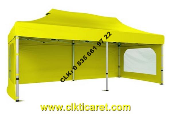 CLK 4x8 Metre 52mm Alüminyum Katlanabilir Tente Katlanır Portatif Gazebo Çadır İmalatı Satışı - Image 36