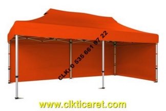 CLK 4x8 Metre 52mm Alüminyum Katlanabilir Tente Katlanır Portatif Gazebo Çadır İmalatı Satışı