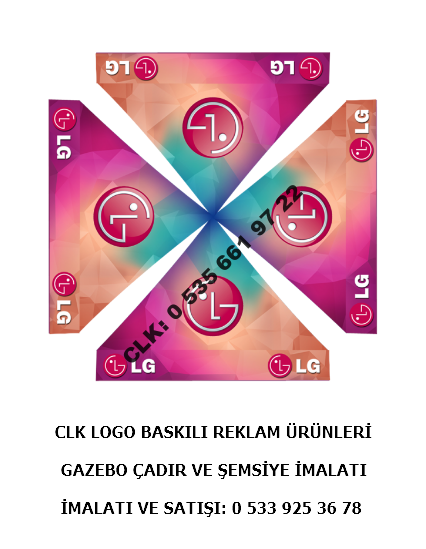 CLK Gazebo 3x3 Logo Baskılı Şemsiye Tente İmalatı Satışı - Image 7