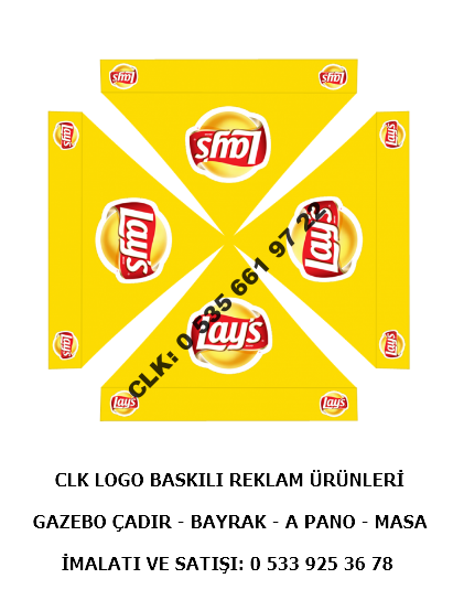 CLK 3X3 Gazebo Portatif Baskılı Tente Reklam Promosyon Çadırları İmalatı Satışı - Image 7