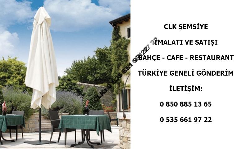 CLK 6x6 Metre Çap 100 Ortadan Direkli Alüminyum Teleskopik Şemsiye İmalatı Satışı - Image 4