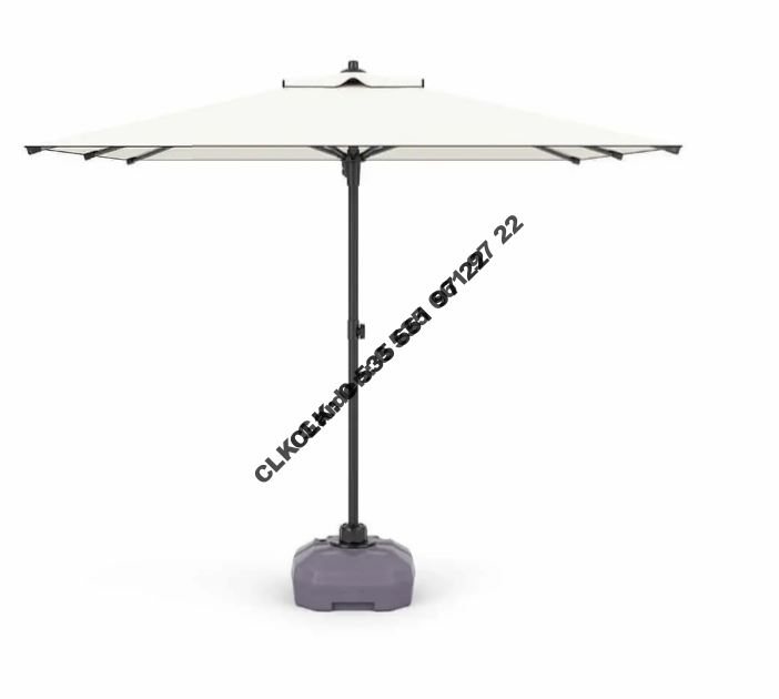 CLK 225 x 225mt Mega Dual Şemsiye Bahçe Cafe Otel Plaj Şemsiyeleri