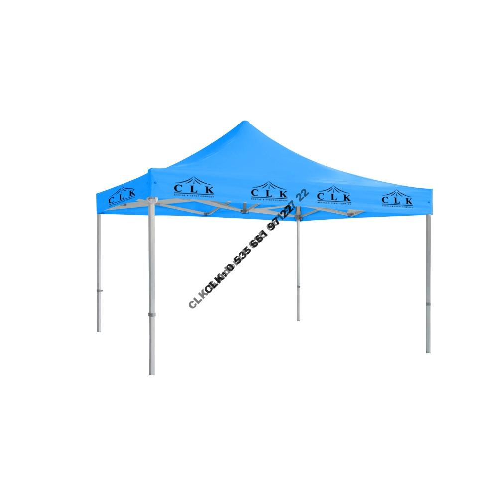 CLK 4x4 Saçak Logo Baskılı Katlanabilir Tente Gazebo Çadır İmalatı Satışı - Image 13