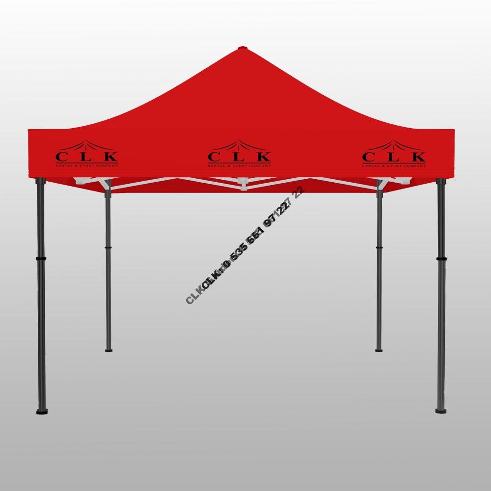 CLK 3x3 Saçak Baskılı Katlanabilir Tente Gazebo Çadır İmalatı Satışı - Image 12