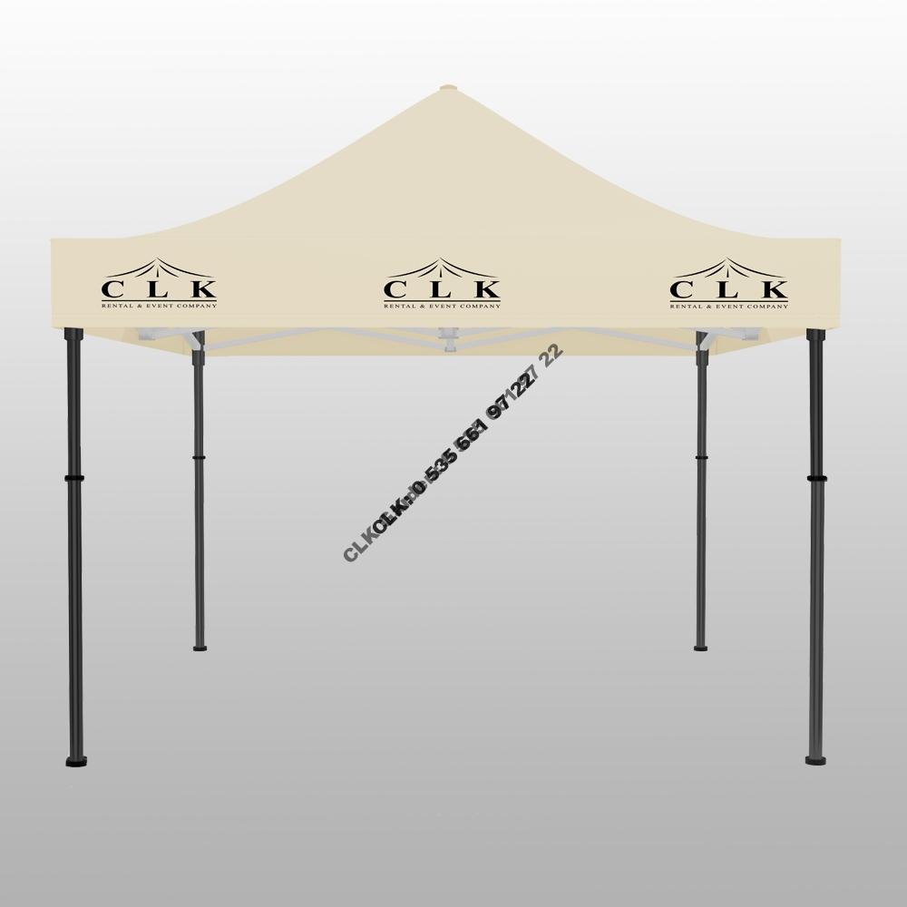 CLK 3x3 Saçak Baskılı Katlanabilir Tente Gazebo Çadır İmalatı Satışı - Image 13