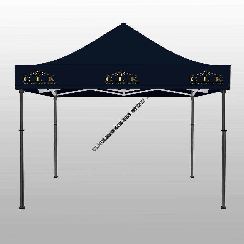 CLK 3x3 Saçak Baskılı Katlanabilir Tente Gazebo Çadır İmalatı Satışı - Image 14