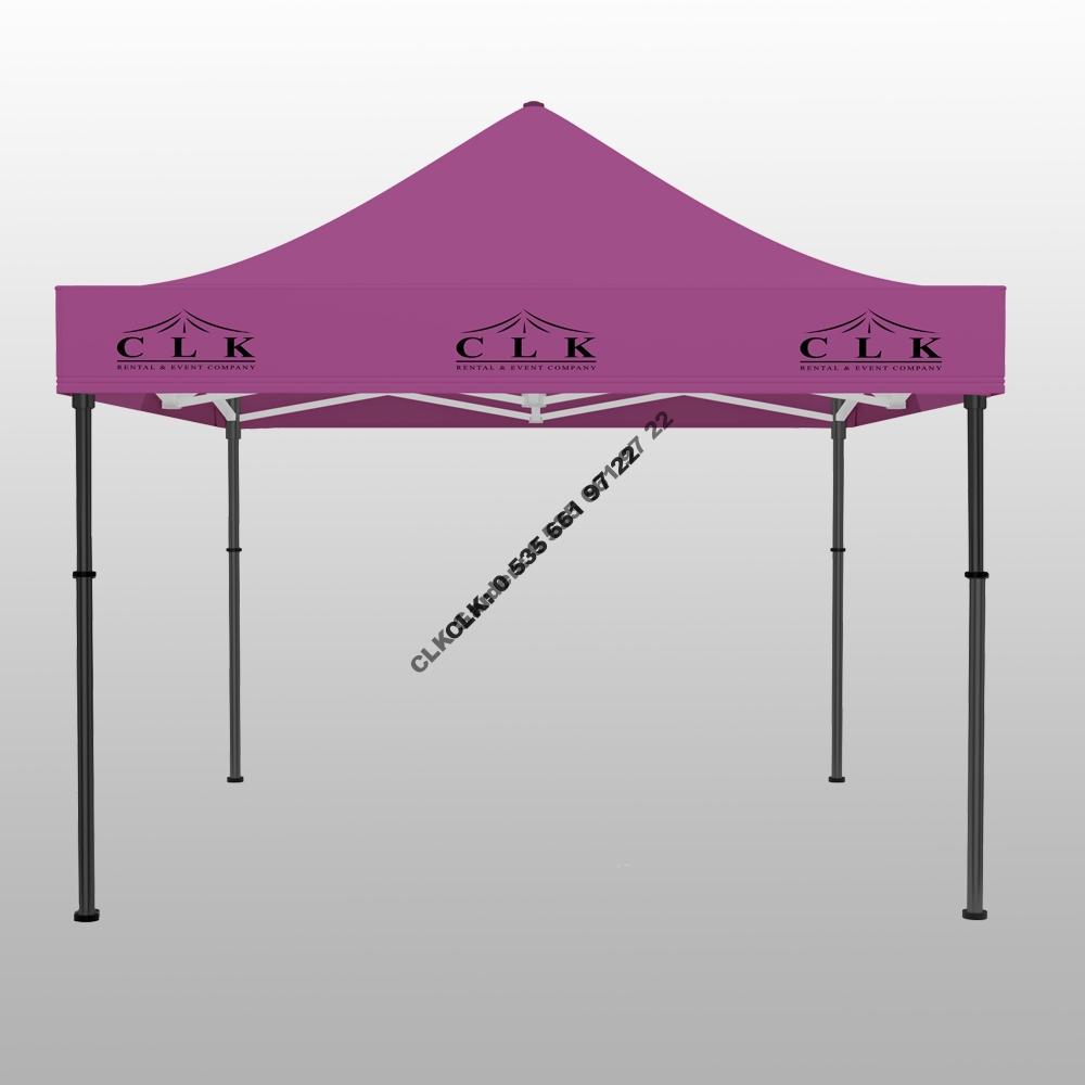 CLK 3x3 Saçak Baskılı Katlanabilir Tente Gazebo Çadır İmalatı Satışı - Image 15