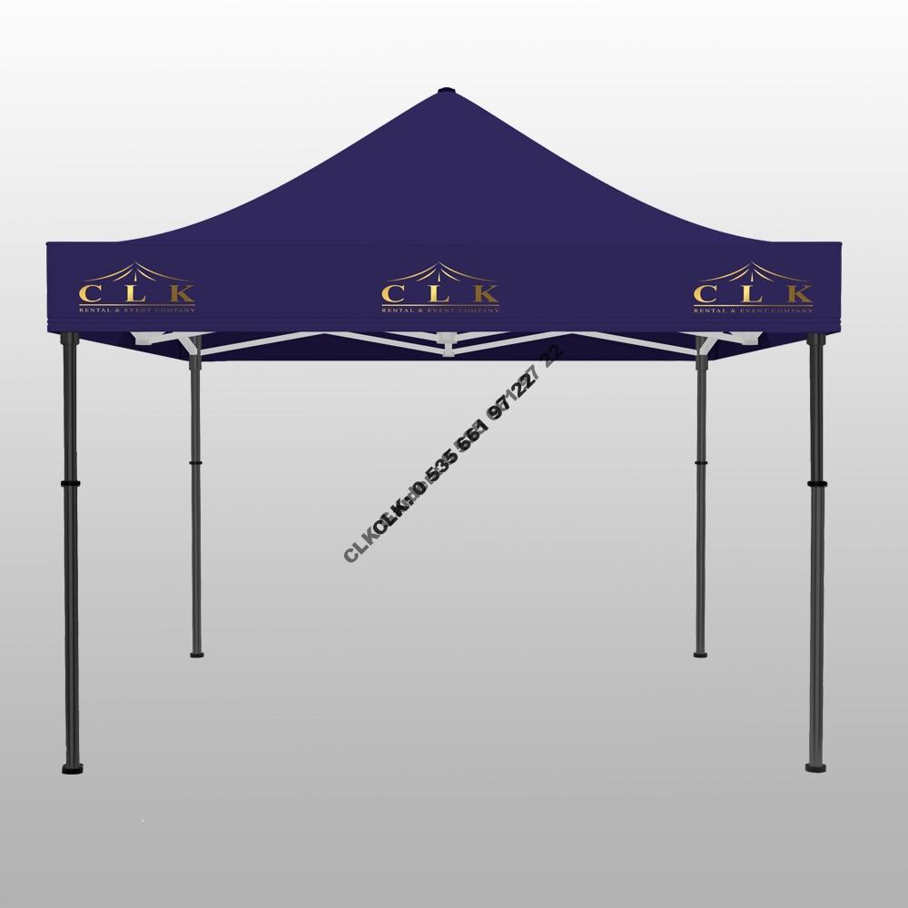 CLK 3x3 Saçak Baskılı Katlanabilir Tente Gazebo Çadır İmalatı Satışı - Image 17