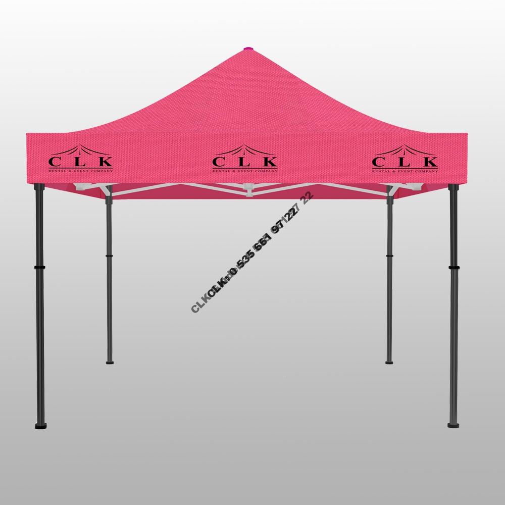 CLK 3x3 Saçak Baskılı Katlanabilir Tente Gazebo Çadır İmalatı Satışı - Image 18