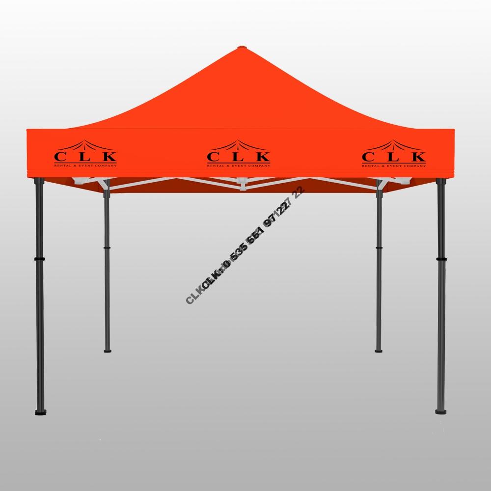 CLK 3x3 Saçak Baskılı Katlanabilir Tente Gazebo Çadır İmalatı Satışı - Image 19