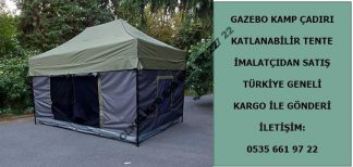 CLK 3x4,5 Gazebo Katlanır Kamp Karavan Çadırı İmalatı Satışı 2