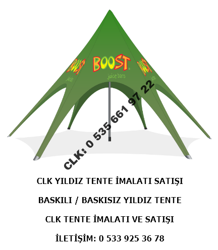 CLK Yıldız Tente Reklam Logo Marka Baskılı Tente İmalatı Satışı - Image 2